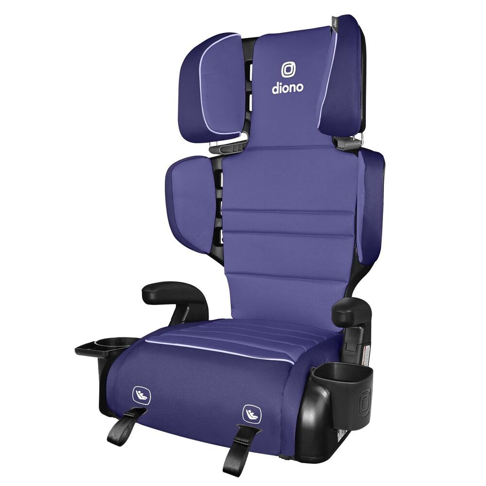 Diono Connect3 RXT 2-in-1 High Back Booster Car Seat 40-120 lbs LATCH Purple